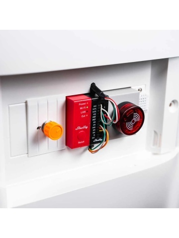 Модул за разширение Shelly Pro Sensor Add-on, DIN шина, 2 аналогови входа 0-10 V, 2 цифрови входа, 2 интерфейса 1-Wire и релеен изход SSR, за устройства Shelly Pro - Img 4
