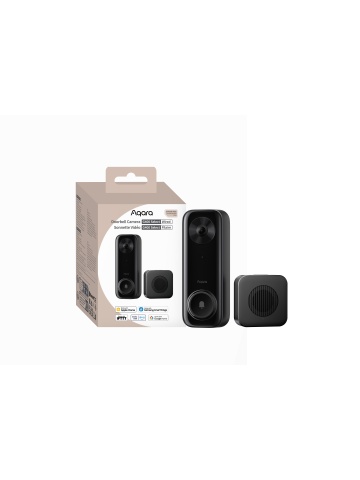 Aqara Doorbell Camera G400 Select (Wired / Offline Version) – Sonerie Video 2K, Recunoaștere Facială AI Locală și Monitorizare Continuă
