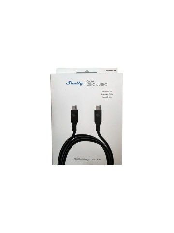 Cavo di alimentazione e ricarica Shelly da USB-C a USB-C 100W, 5 m, nero - chip E-Mark, Power Delivery 20 V / 5 A - Img 4