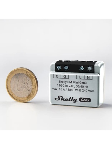 Energy meter Shelly PM mini GEN3, 16A - Img 3