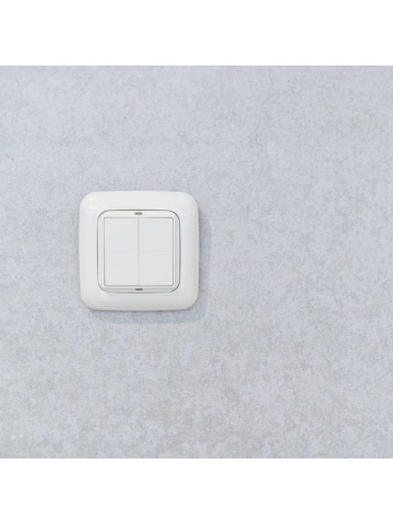 Resigilat Comutator de perete Shelly BLU Wall Switch 4 + rama Busch-Jaeger - Img 3
