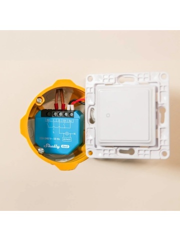 Resigilat Releu Inteligent Shelly 1L, 1 canal, nu necesita NUL, integrare Home Assistant, Matter - Img 4