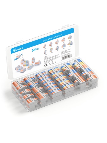 Resigilat Sonoff Quick Wire Connectors D1-2 – Conectori Rapizi pentru Cabluri Electrice, Tip Pârghie, 2 Căi - Img 3