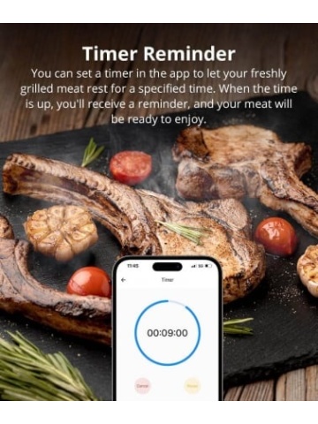 Resigilat Termometru Inteligent pentru Carne Sonoff BMT01 - Img 2