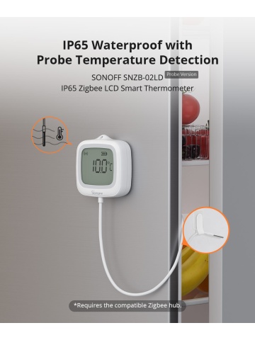 Temperatur- und Feuchtigkeitssensor Sonoff SNZB-02LD, Zigbee 3.0 - Img 6