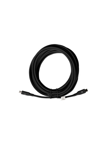 Cablu de alimentare si incarcare Shelly USB-C la USB-C 100W, 5 m, negru - cip E-Mark, Power Delivery 20 V / 5 A