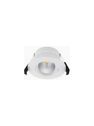 LightSolutions Hilux DS8 White – Spot LED Incastrat, Design Minimalist, Performanță Ridicată și Finisaj Alb Mat
