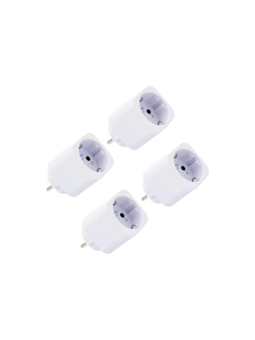 Refurbished Shelly Plug M Gen3 (Pack of 4 sockets) – Smart Wi-Fi and Bluetooth socket, energy monitoring, Shelly chip processor, local control and automations, 16A