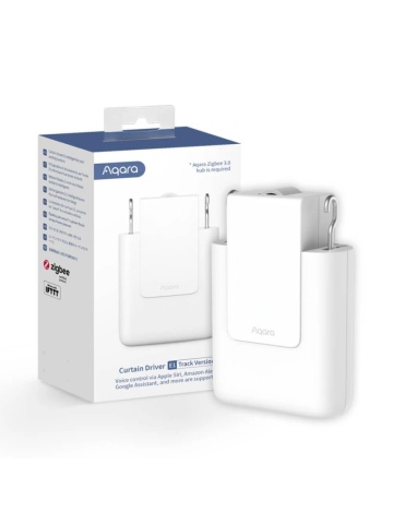 Resigilat Kit de automatizare draperie pe sina Aqara E1 Track Version, Zigbee