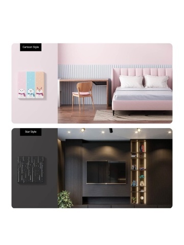 Resigilat Panou frontal cu design Sonoff Star pentru comutatorul TX Ultimate T5-4C-86-star - Img 3