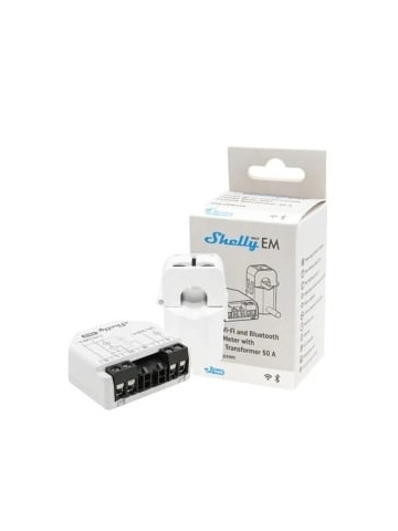 Resigilat Shelly EM GEN3 Contor de energie monofazat cu 2 canale + clamp (1x transformator 50A) - Img 2