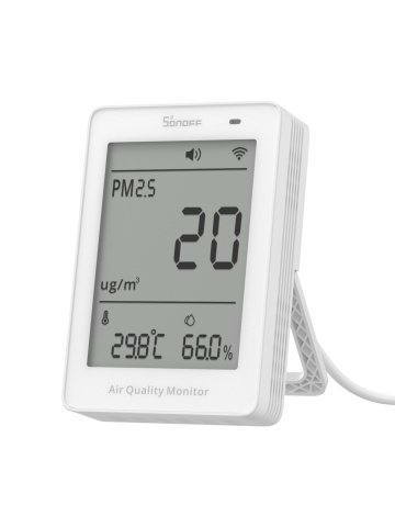 Resigilat SONOFF AirGuard PM2.5/PM10 – Monitor inteligent al calitatii aerului cu Matter over Wi-Fi (SAWF-07P)