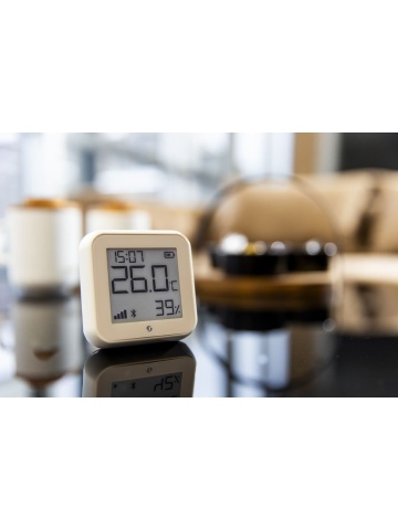 Resigilat Termostat Shelly H&T Gen3 Mocha, ecran E-ink, WiFi, control aplicatie - Img 4