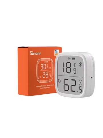 Senzor de temperatura si umiditate Sonoff SNZB-02D, Zigbee 3.0