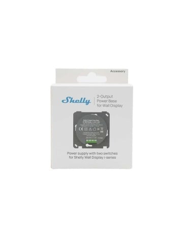 Shelly 2-Output PowerBase for Wall Display – Bază de Schimb cu 2 Ieșiri Independente (Releu Dublu), Montaj în Doză, Accesoriu Hardware pentru Shelly Wall Display - Img 3