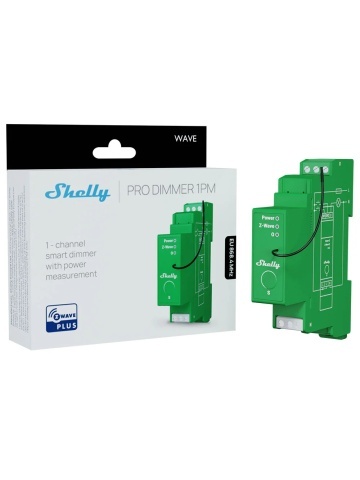 Shelly Wave Pro Dimmer 1PM - dimming module (Z-Wave) - Img 2