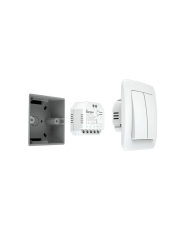 Smart Relay Sonoff Dual R3, Wireless, 2 channels, White - Img 3