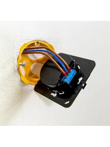 Smart Switch with touchscreen Shelly Wall Display, Wi-FI, Black Bluethooth - Img 3