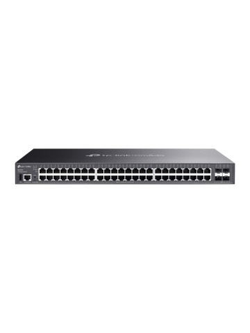 Switch TP-Link Omada SG5452X, 48 porturi Gigabit, 4 sloturi 10G SFP+, Stackable L3