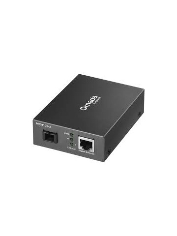 TP-Link MC211CS-2 – Media Converter Gigabit Single-Mode, Port RJ45 1000 Mbps, Port SC Single-Mode, 2 km
