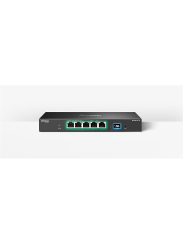 TP-Link Omada ES206XPP-M2 – Switch Smart Managed cu 4 Porturi 2.5G PoE++, 1 Port 2.5G non-PoE și 1 Port 10G SFP+, Buget PoE 120W, Gestiune Omada SDN