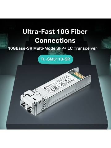 TP-Link Omada SM5110-SR (8-pack) – Set 8 Module Transceiver SFP+ 10G Base-SR, Multi-Mode, LC Duplex - Img 3