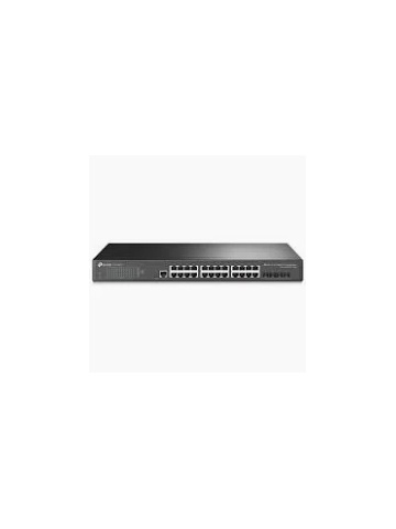 TP-Link Omada TL-SG3428X-UPS – Switch Managed L2+ cu 24 Porturi Gigabit, 4 Sloturi 10G SFP+ și Sursă UPS Integrată