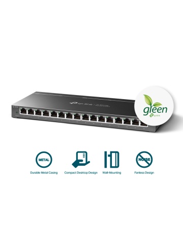 TP-Link TL-SG116E unverwalteter Switch, 16 Anschlüsse - Img 3