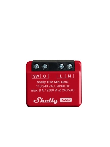 2er-Pack Shelly 1PM Mini GEN3, 1 Kanal, 8A - Img 4