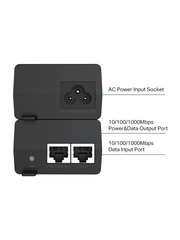 30W Gigabit PoE+ Injector, TP-LINK TL-PoE160S - Img 4