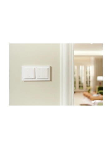 AQARA Lichtschalter H2 EU (2 Taster, 1 Kanal) (WS-K07D) - Zigbee und Gewinde, mit Relais - Img 3