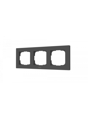 Aqara triple frame for H2 switches (for wall switch) - Grey