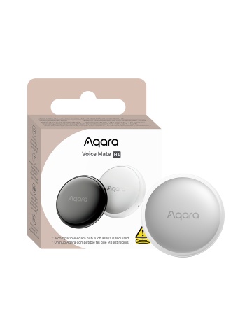 Aqara Voice Mate H1 (White, Offline Version) – Controler Vocal Local, Privacy-First, Fără Internet și Fără Cloud