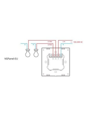 Intelligenter Schalter mit Touch- und Thermostatfunktion Sonoff NS Panel - weiß - Img 4