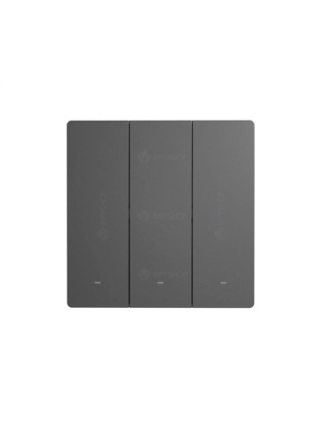 Resigilat Intrerupator smart WiFi Sonoff M5-3C-86, 2.4 GHz, bluetooth, mecanic, 3 canale