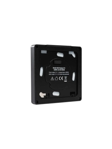 Resigilat Panou de control inteligent Shelly Wall Display X1i Negru - ecran tactil color 4 inch, rezolutie 720x720, baza de alimentare cu 1 circuit de iesire inclusa, difuzor 1W, Wi-Fi si Bluetooth, control aplicatie - Img 5