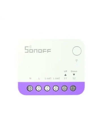 Resigilat Releu smart WiFi pentru rulouri automatizate Sonoff MINI-RBS, 240W, 2.4 GHz, control aplicatie, compatibil Matter - Img 3