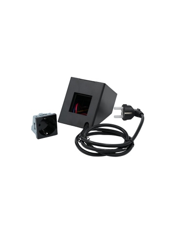 Resigilat Shelly Socket for Wall Display Stand Black– Soclu pentru Montaj pe Stand al Shelly Wall Display, Negru