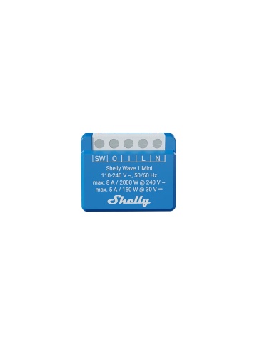 Resigilat Shelly Wave 1 Mini LR – Releu inteligent Z-Wave Long Range pentru control automatizat