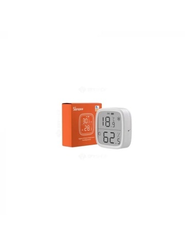 Senzor de temperatura si umiditate Sonoff SNZB-02D, Zigbee 3.0