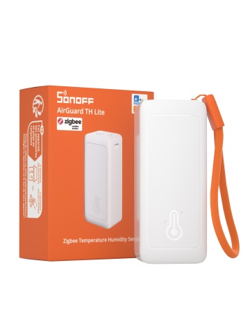 Senzor Inteligent de Temperatură și Umiditate Sonoff SNZB-02B – Protocol Zigbee 3.0, Măsurare de Precizie, Notificări Depășire Praguri, Compatibil eWeLink și Home Assistant