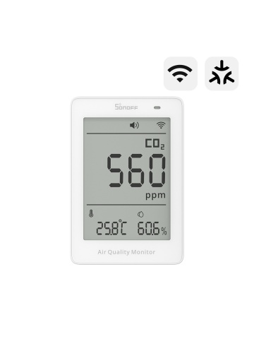 SONOFF AirGuard CO2 – Monitor inteligent CO2 cu Matter over Wi-Fi pentru calitatea aerului (SAWF-08P) - Img 2