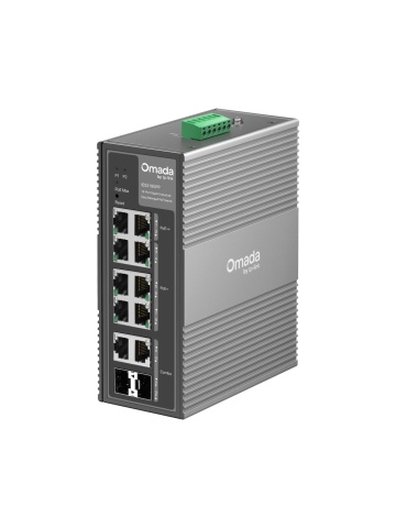 Switch Industrial TP-Link Omada IES210GPP, 10 porturi Gigabit Easy Managed, 6 porturi PoE+ și 2 porturi PoE++