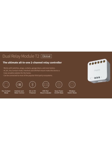 Aqara Doppelrelaismodul T2, Zigbee, Verbrauchsüberwachung, potentialfreier Kontakt - Img 9