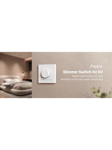 Dimmer inteligent AQARA Light Switch H2 EU Gri (KD-R01D-G) , Zigbee și Thread - Img 6