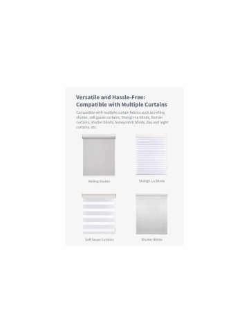 Kit de automatizare draperie Aqara Roller Shade Controller T1S , Apple HomeKit, Zigbee, Matter - Img 2