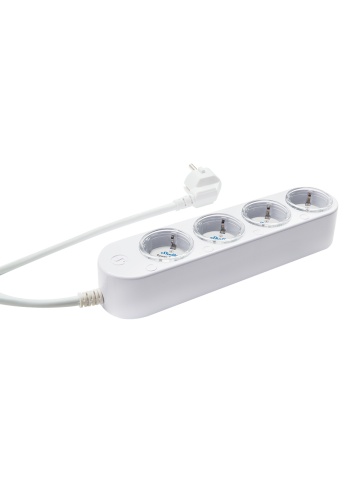 Prelungitor inteligent cu 4 prize și măsurare consum-Shelly Power Strip 4 Gen4 Alb - Img 4
