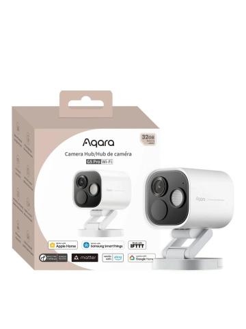 Resigilat Camera inteligenta Aqara Hub G5 PRO, WIFI, Alba cu Hub Zigbee incorporat