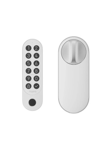 Resigilat Încuietoare / Yală inteligentă Aqara U200 Kit, Alba, Apple HomeKit, Matter - Img 3