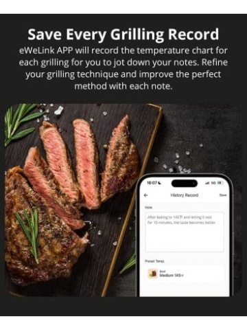 Resigilat Termometru Inteligent pentru Carne Sonoff BMT01 - Img 3
